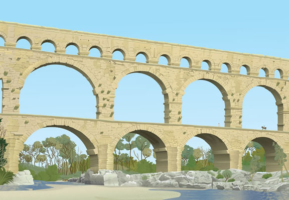 roman aquaduct